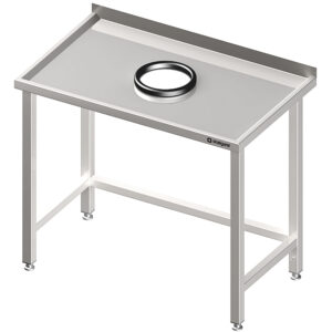 Stół przyścienny bez półki 800x600x850 mm