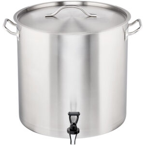 Garnek wysoki z kranem, stalowy, ø 400 mm, V 50.3 l | Stalgast 011410