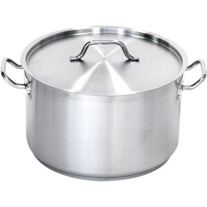 Garnek średni z pokrywki, stalowy, ø 450 mm, V 57.3 l | Stalgast 012452
