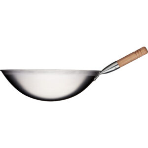 Patelnia wok, stal satynowana, ø 400 mm | Stalgast 037400