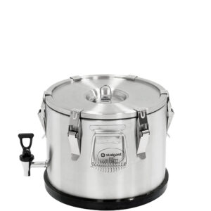 Termos stalowy z kranem, V 15 l | Stalgast 052154