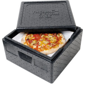Pojemnik termoizolacyjny do pizzy, czarny, V 32 l | Thermo Future Box 057301
