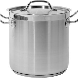 GARNEK WYSOKI Z POKRYWKĄ ZE STALI NIERDZEWNEJ 20X20CM 6,3L | Yato YG-00002