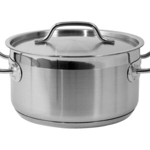 GARNEK NISKI Z POKRYWKĄ ZE STALI NIERDZEWNEJ 20X10,5CM 3,3L | Yato YG-00040