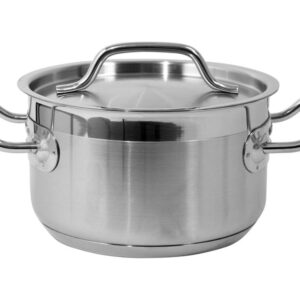 GARNEK ŚREDNI Z POKRYWKĄ ZE STALI NIERDZEWNEJ 16X9,5CM 1,9L | Yato YG-00021