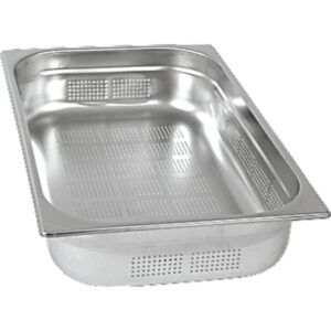Pojemnik stalowy, perforowany, Comfort, GN 1/1, H 65 mm | Stalgast 121067
