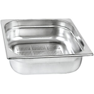 Pojemnik stalowy, perforowany, GN 2/3, H 65 mm | Stalgast 125064