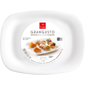 Talerz płytki, prostokątny, Grangusto, 217x163 mm | Stalgast 388628