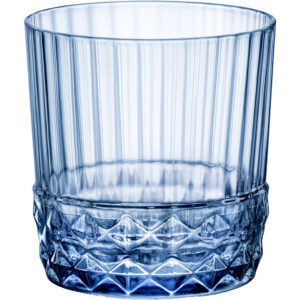 Szklanka niska, sapphire blue, America' 20 s, V 370 ml | Bormioli Rocco 400422