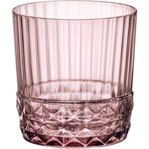 Szklanka niska, lilac rose, America' 20 s, V 370 ml | Bormioli Rocco 400426
