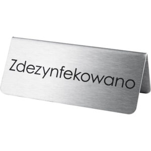 Tabliczka "zdezynfekowano" | Stalgast 486026