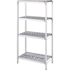 Regał magazynowy aluminiowy, 1510x460x1680 mm | Stalgast 686151