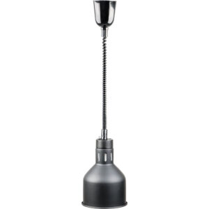 Lampa do podgrzewania potraw wisząca, czarna, P 0.25 kW, U 230 V | Stalgast 692601