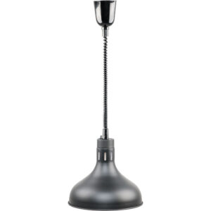 Lampa do podgrzewania potraw wisząca, czarna, P 0.25 kW, U 230 V | Stalgast 692611