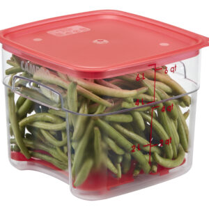Pojemnik magazynowy z poliwęglanu 22,9x22,9x18 cm, 5,7 l, przezroczysty  | Cambro  6SFSPROCW135