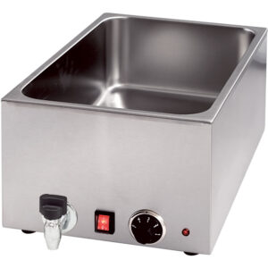Bemar nastawny z kranem do pojemników GN 1/1 i H 200 mm, P 1.2 kW, U 230 V | Stalgast 741205