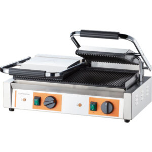 Kontakt grill podwójny ryflowany, P 3.6 kW | Caterina 742028