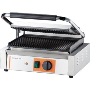 Kontakt grill, Panini, ryflowany, Caterina, P 2.2 kW | Caterina 742038
