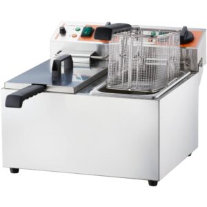 Frytownica elektryczna, 2-komorowa, pozioma, Caterina, V 2x5 l, P 2x3 kW | Caterina 746079