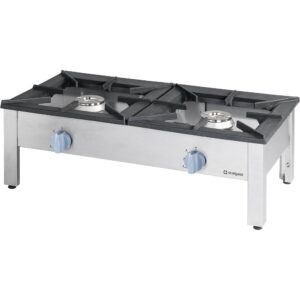 Taboret gazowy podwójny, 1140x605, 2x9.0 kW, G20/20 mbar | Stalgast 773011