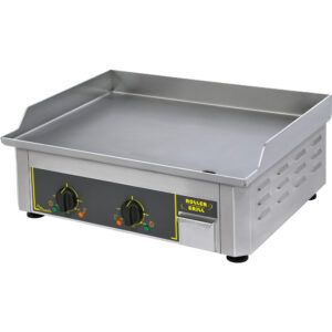 Płyta grillowa gładka ze stali nierdzewnej, elektryczna, P 3.5 kW | Roller Grill 777172