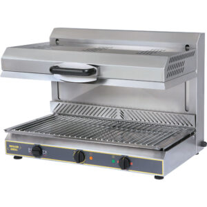Salamander z ruchomą głowicą, kwarcowe grzałki, wykrywanie talerzy, P 4.5 kW, U 380 V | Roller Grill 777381