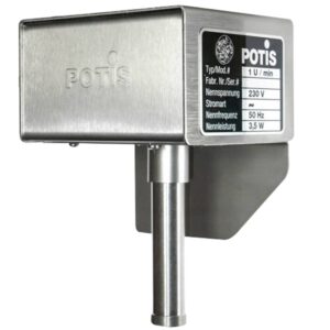 Napęd kompletny, silnik i przekładnia, do gyrosów, kebabów elektrycznych E1/E2/E3 i gazowych G1/G2/GD3/GD4/GD5 | Potis 777586