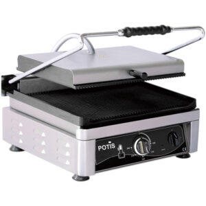 Kontakt grill ryflowany, PK 2745, P 3 kW, U 230 V | Potis 777645
