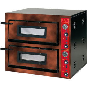 Piec do pizzy E-Line, Rustica, 2x4x30, U 400 V, P 8.4 kW | GGF 781542