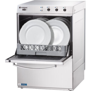 Zmywarko wyparzarka, uniwersalna, dozownik płynu myjącego, pompa zrzutowa, P 3.4/4.9 kW, U 230/400 V | Stalgast 801507