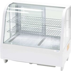 Witryna ekspozycyjna 100 l biała oświetlenie LED | Stalgast 852103