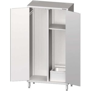 Szafa porządkowa ze zlewem 1000x500x2000 mm | Stalgast 951475100S