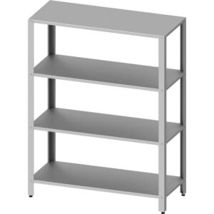 Regał magazynowy,półki pełne 1000x600x1800 skręcany | Stalgast 951886100
