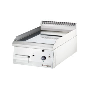Płyta grillowa nastawna, chromowana, gładka, gazowa, 400x700, 6.5 kW, G30/37 mbar | Stalgast 9736130