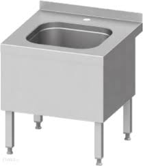 Zlewozmywak zabudowany 470x470x500 | Stalgast 9810275050