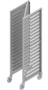 Regał jezdny na tace 600x400 535x685x1800 | Stalgast 9810346040