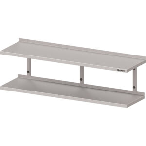 Półka wisząca podwójna 1500x300x390 | Stalgast 981843150