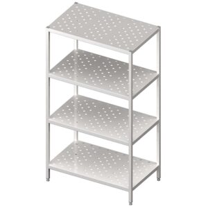 Regał magazynowy,półki perforowane 1000x400x1800 skręcany | Stalgast 981864100
