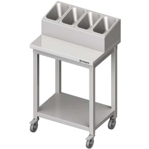 Pomocnik kelnerski 817x500x1100 (5 GN) skręcany | Stalgast 982055081