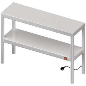 Nadstawka grzewcza na stół podwójna  1000x300x700 | Stalgast 982223100