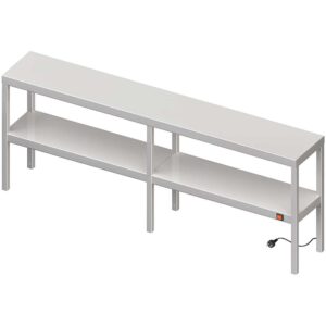Nadstawka grzewcza na stół podwójna  1500x300x700 | Stalgast 982233150