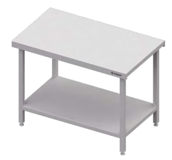 Stanowisko neutralne jednopółkowe 1300x750x880 | Stalgast ST127131