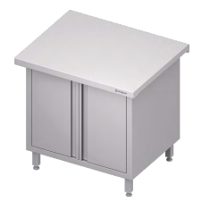 Stanowisko neutralne, zabudowane, drzwi skrzydłowe 800x750x880 | Stalgast ST236081