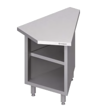 Stanowisko narożne, zabudowane, 45 stopni wewnętrzne 667x830x880 | Stalgast ST238071