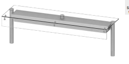 Nadstawka pojedyncza grzewcza szkło proste, otwarta 1122x450x460 | Stalgast ST276111