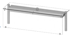 Nadstawka pojedyncza grzewcza szkło proste, zamknięta 1122x450x460 | Stalgast ST277111