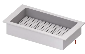 Wanna neutralna do ekspozycji na lodzie 3xGN 1/1 1155x620x210 | Stalgast ST302111