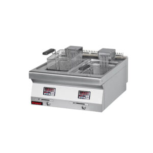Frytkownica elektryczna 2x8l 16kW | Kromet 700.FE-2x10f