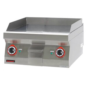 Płyta grillowa gładka 600 mm 8kW | Kromet 700.PBE-600G
