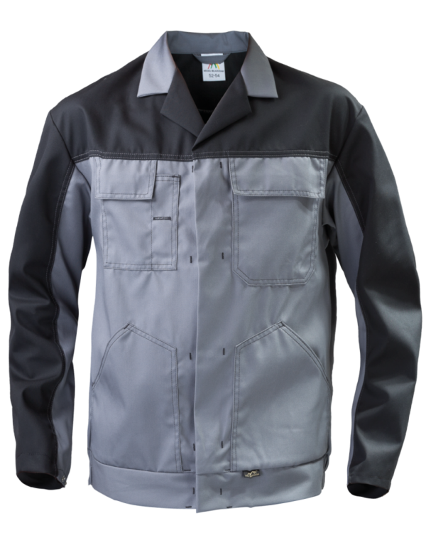 bluza work szaryczarny